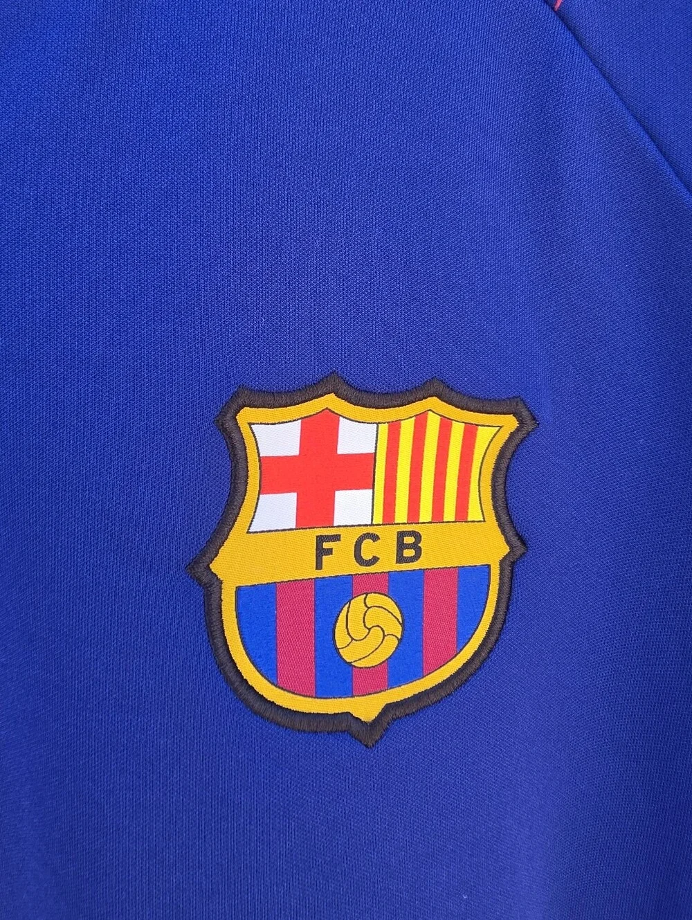 Nike FC Barcelona 2018 2019 Anthem Track Jacket Mens 2XL Blue FullZip 894361-456